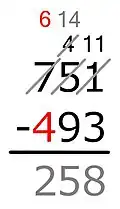 6 - 4 = 2
