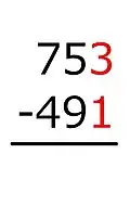 3 - 1 = ...