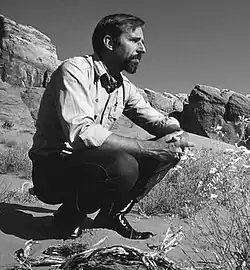 Edward Abbey in Canyonlands National Park in 1969