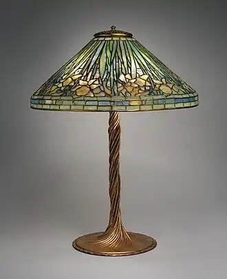 Daffodil table lamp circa 1904–24