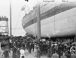 USS Florida, seen at the Brooklyn Navy Yard