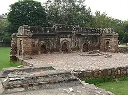 Wall mosque near Lal Gumbad