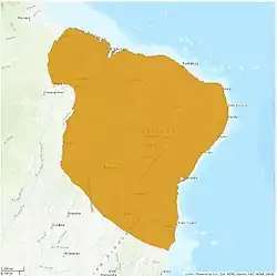 Map of range