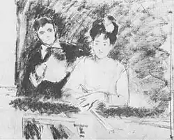 Édouard Manet, A Couple in a Theatre Box, 1874