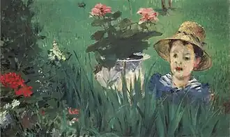 Little Jacques Hoschedé in a Garden 1878
