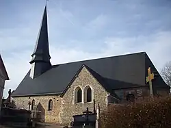 The church in Bézu-la-Forêt