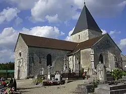 The church in Colombé-le-Sec