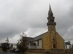 The church of Saint-Valentin, in Guilers