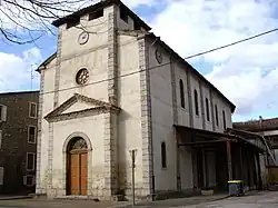 The church in Castelnau-Durban