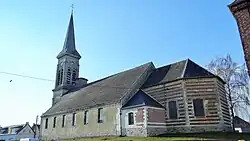 The church in Villers-en-Cauchies