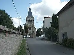 The church in Vinzelles