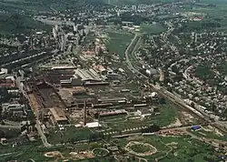 Ózd, the district seat