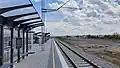 View from platform I, looking toward Zemun station
