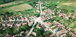 Aerial view of Șoimuș