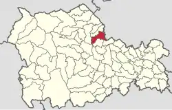 Location in Neamț County
