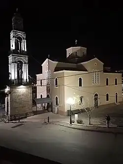 Church in the village of Athikia, Greece