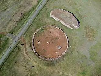Arzhan 2 kurgan (7th-6th centuries BC, associated with the Aldy-Bel culture).[5]