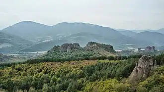 Panoramic view of the rocks