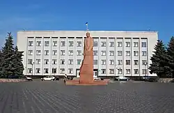 Statue of Lenin in Berdychiv in 2013.