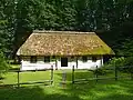 Boyko khata in the open-air museum of ethnography