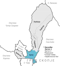 Location in Butel Municipality