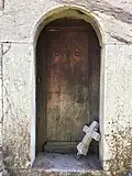 A secondary entrance