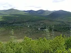 Intrigan River valley in Tenkinsky District