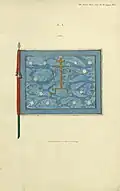 Russian military flag, 1706