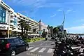 The hotel and the Promenade de la Croisette