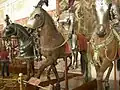 Bellows-visored Maximilian armour located at the Hermitage
