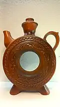 Kumanets - a traditional Ukrainian clay jug used for horilka and other strong drinks