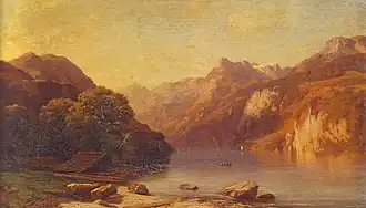 View of the lake