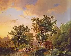 Landscape with a herd