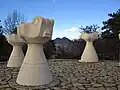 Three urns
