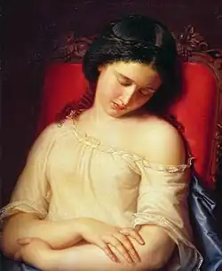 Sleeping Girl, 1850