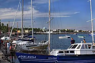 The port of Yevpatoria
