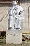 Monument to K.A. Timiryazev in the village of Talmenka, Iskitimsky district, Novosibirsk Oblast