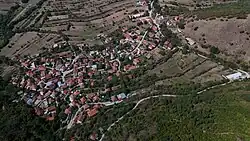 Air view of the village