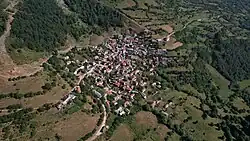 Air view of the village