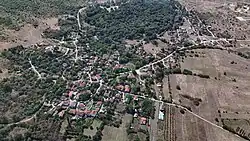 Air view of the village