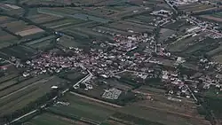 Air view of the village