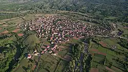 Air view of the village