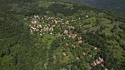 Air view of the village