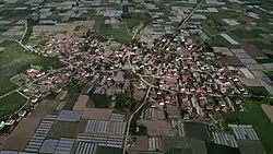Air view of the village
