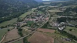 Air view of the village