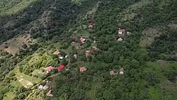 Air view of the village