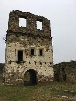 Pidhora Monastery, ruins