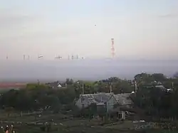 Fog over Hnylyi Yelanets River