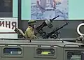closeup of STS "Tigr" weapons station