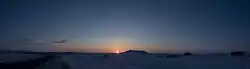 Nighttime panorama of Ryrkaypiy